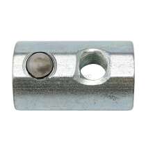 M6 slot nut with stop function, galvanized steel