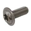 Pan head screw stainless steel M6 x 16 suitable for our slot nuts