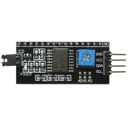 Gazechimp Iic I2c Serielle 1602 16x2 Zeichen LCD-Modul-Anzeige Blau Für Arduino 