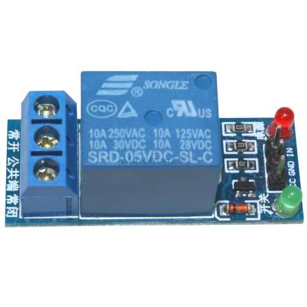 1 channel 5V relay for Arduino 5 / 230V with status LEDs