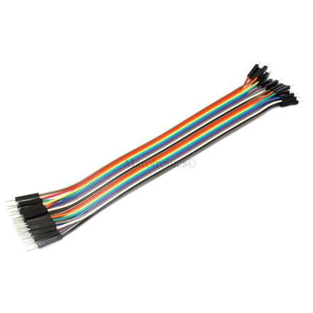 2.54mm 0.1 Pitch 10-pin Jumper Cable - 20cm long
