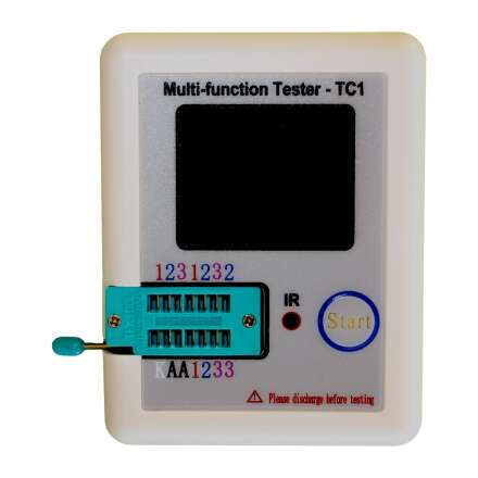 1x Transistortester Grafik Display 1 Stück Multifunktion Tester LCR-TC1