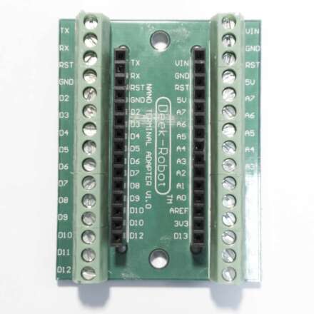 Arduino Nano V3.0 Terminal Adapter I/O PCB Shield mit Schraubklemmen