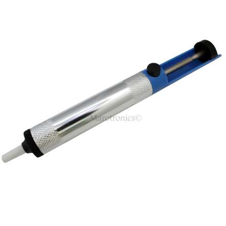 Desoldering pump with metal collecting tube, Long Life Teflon nozzle